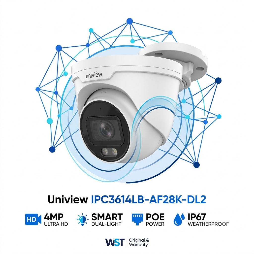 Uniview IPC3614LB-AF28K-DL2 — 4MP turret/eyeball (mini)