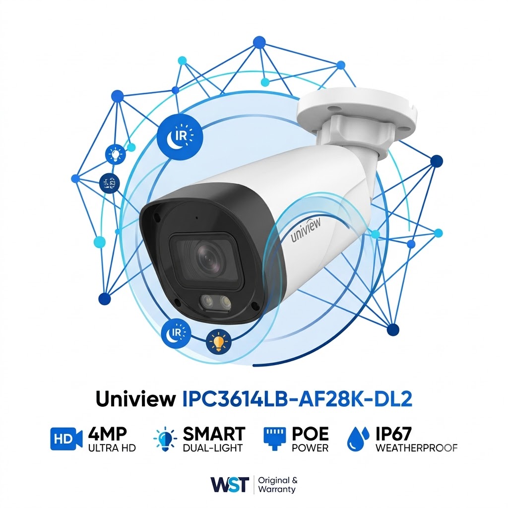 Uniview IPC2124LB-AF28K-DL2 — 4MP bullet