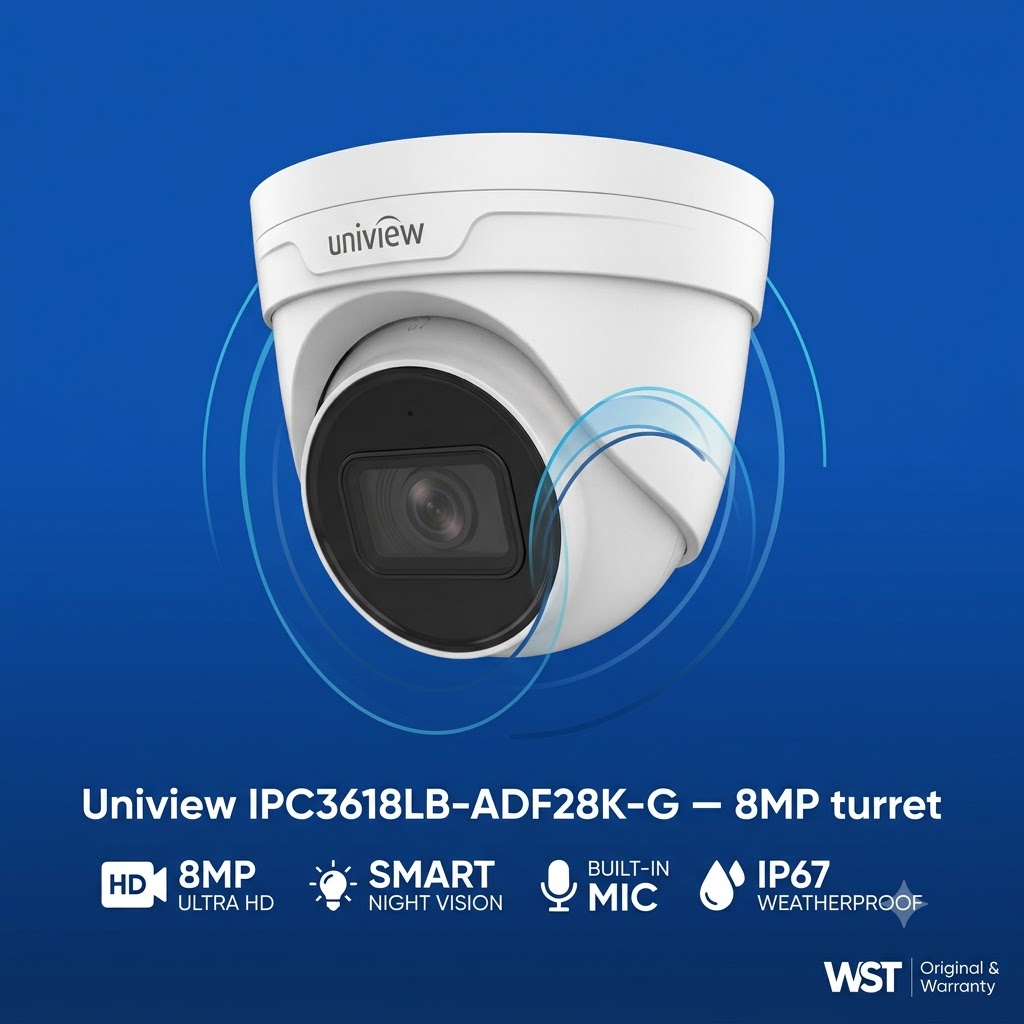 Uniview IPC3618LB-ADF28K-G — 8MP turret