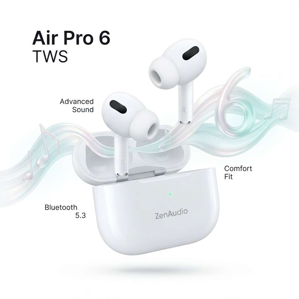 TWS Bluetooth quloqchin Air Pro 6