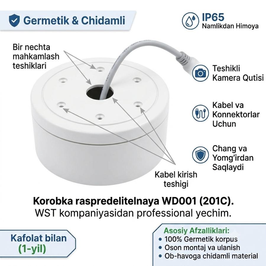 Аксессуары Korobka raspredelitelnaya WD001 (201C) — Uskuna