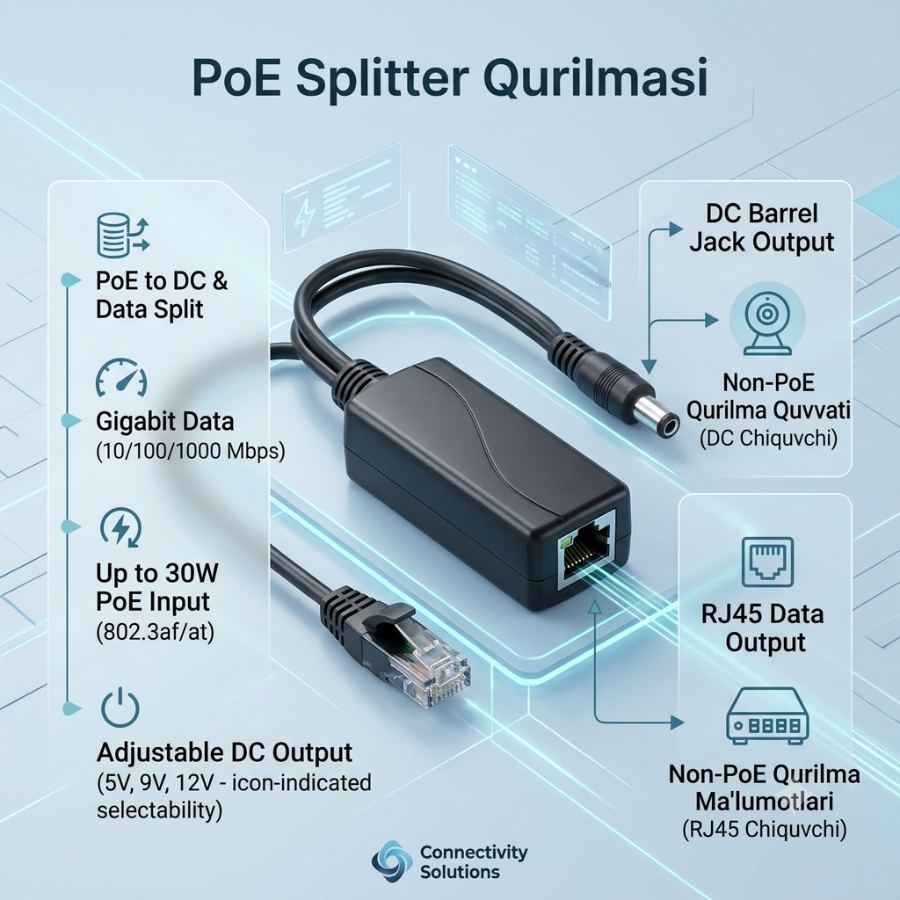 Poe Switch Splitter — Uskuna