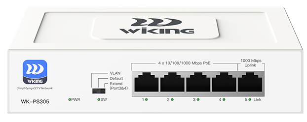 Wi-Tek Wi-Tek WK-PS305 Poe 4+1 GB — Uskuna