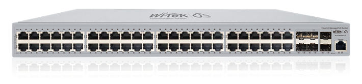 Wi-Tek Wi-Tek WI-PCMS554F-L3 V2 Poe 48+6SFP+1 GB — Uskuna